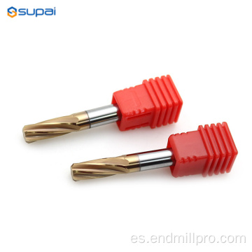 Reamer de flauta espiral de carburo para el trabajo de metal